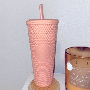 Pink Starbuck Matte Spiked Tumbler